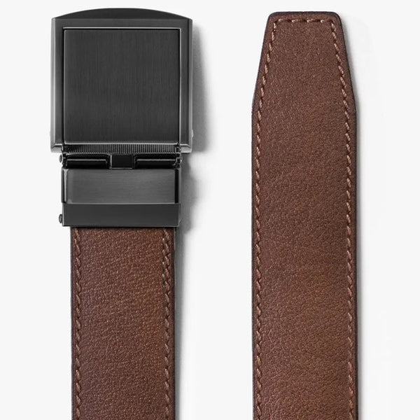 Cognac Full Grain Leather Belt